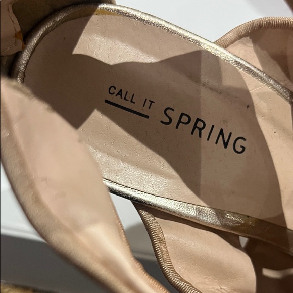 Call It Spring Chic Brown Heels - Picture 2 of 14